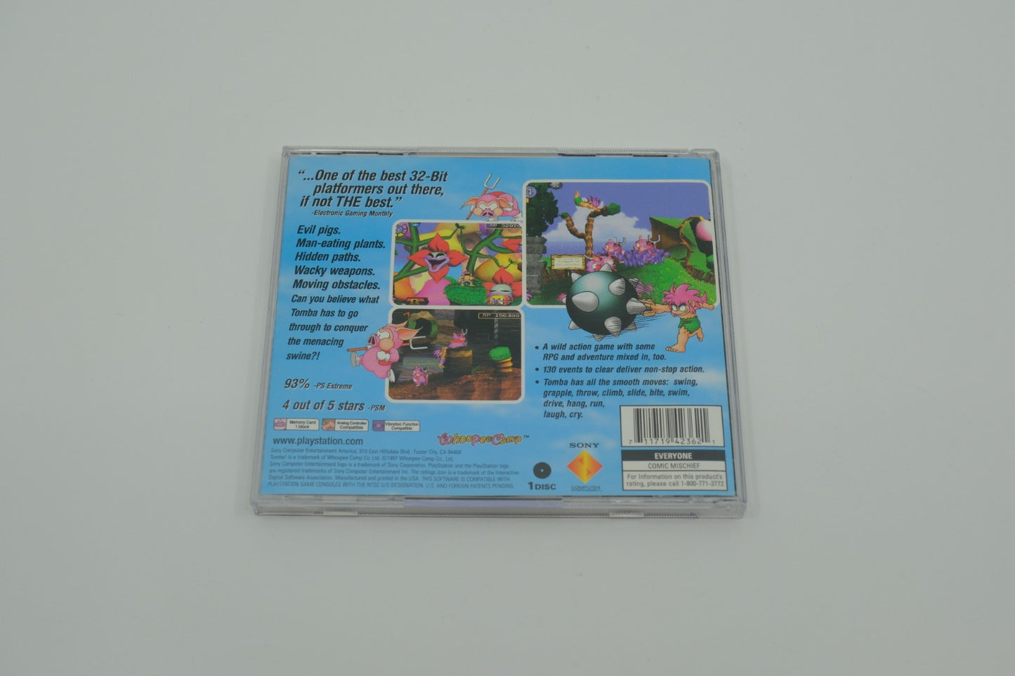 Tomba Playstation 1 Complete