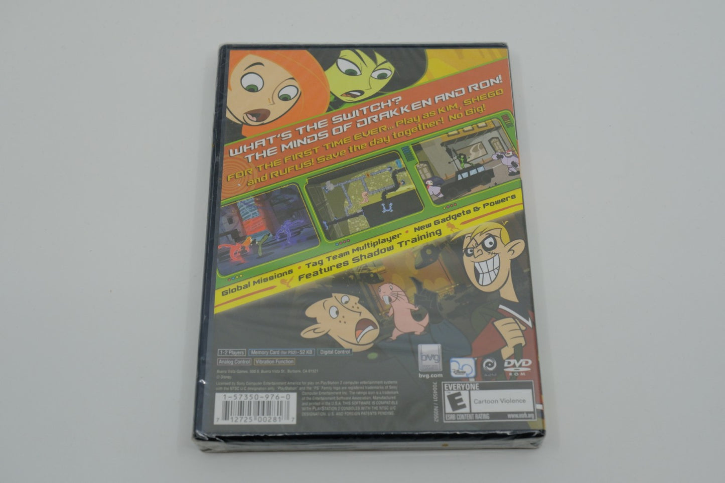 Kim Possible What's the Switch Playstation 2 Sealed