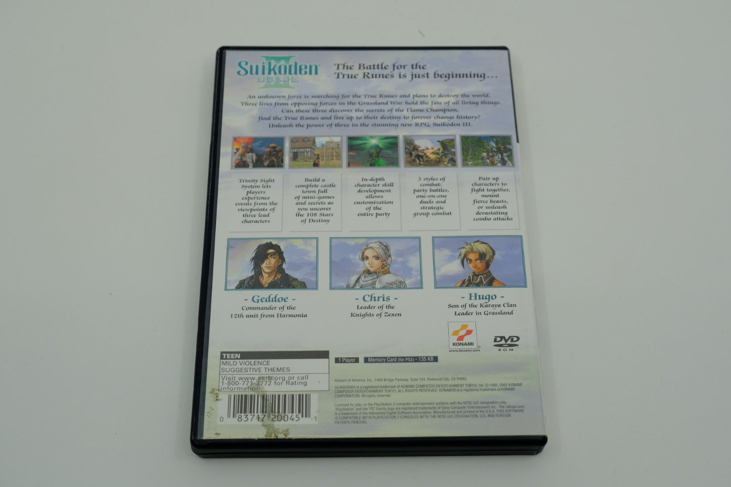 Suikoden 3 Playstation 2 Complete