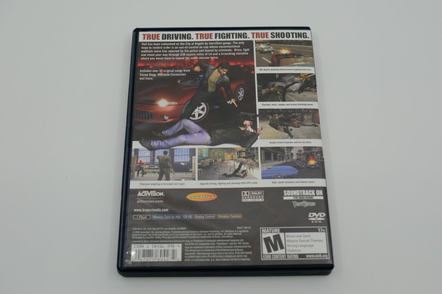 True Crime Streets of LA Playstation 2 Complete