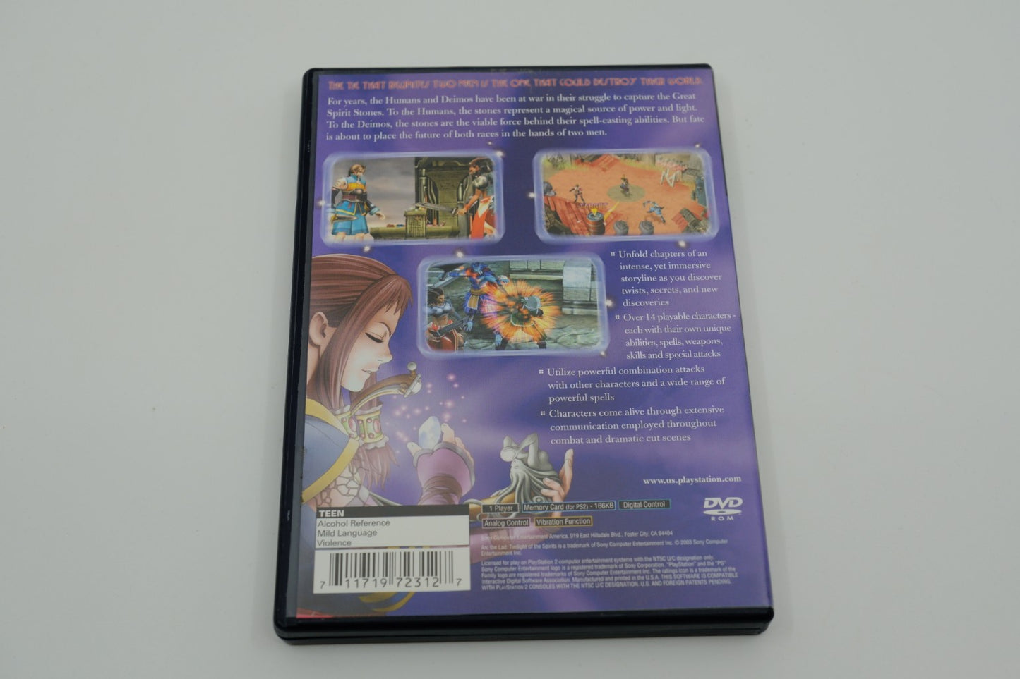 Arc the Lad Twilight of the Spirits Playstation 2 Complete