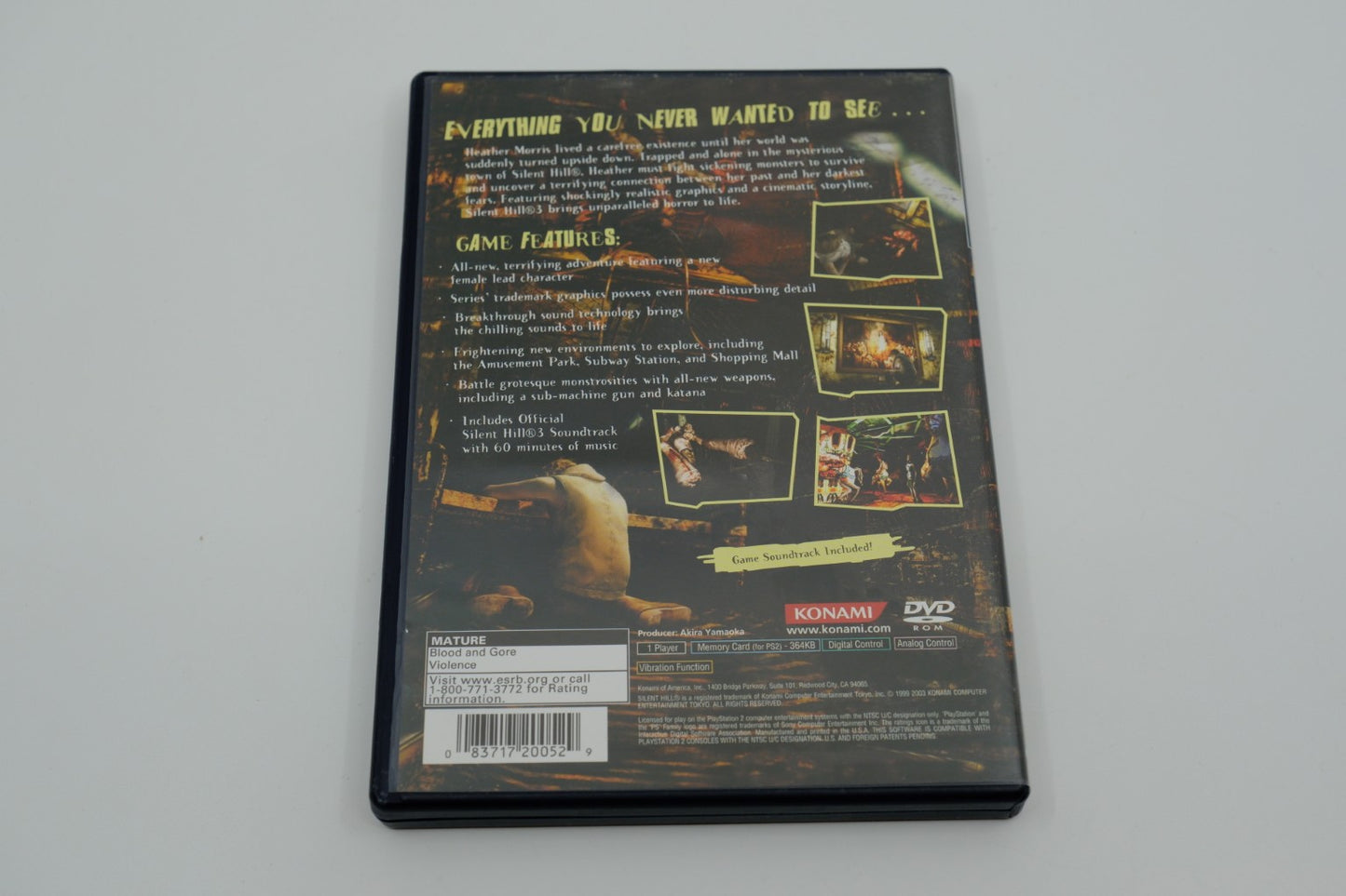 Silent Hill 3 Playstation 2 Complete