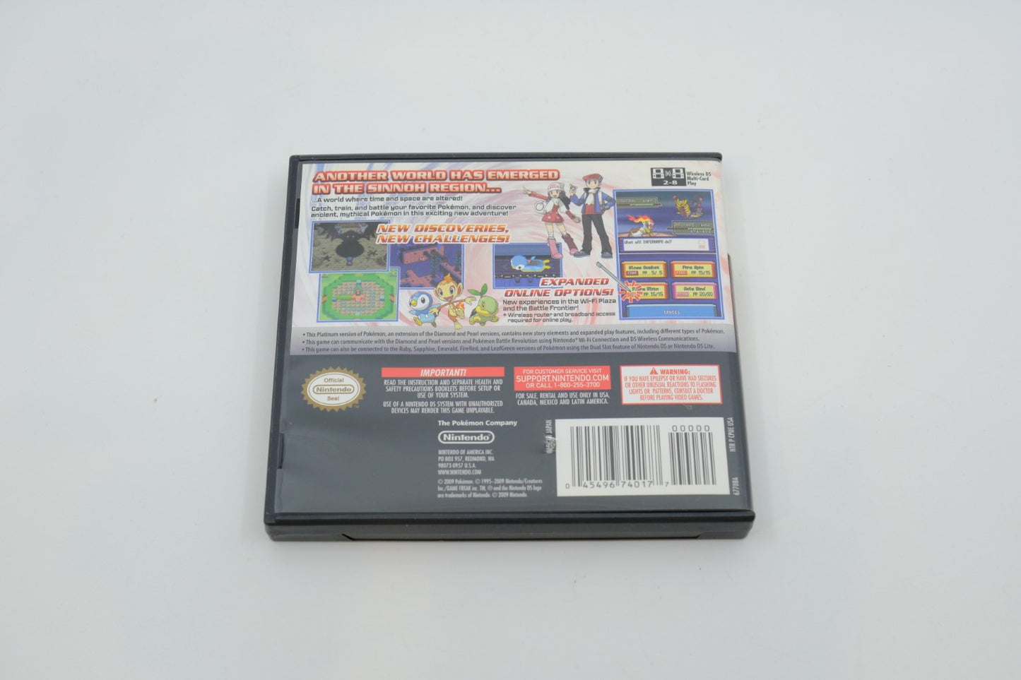 Pokémon Platinum Version — Complete in Box (DS, 2009)