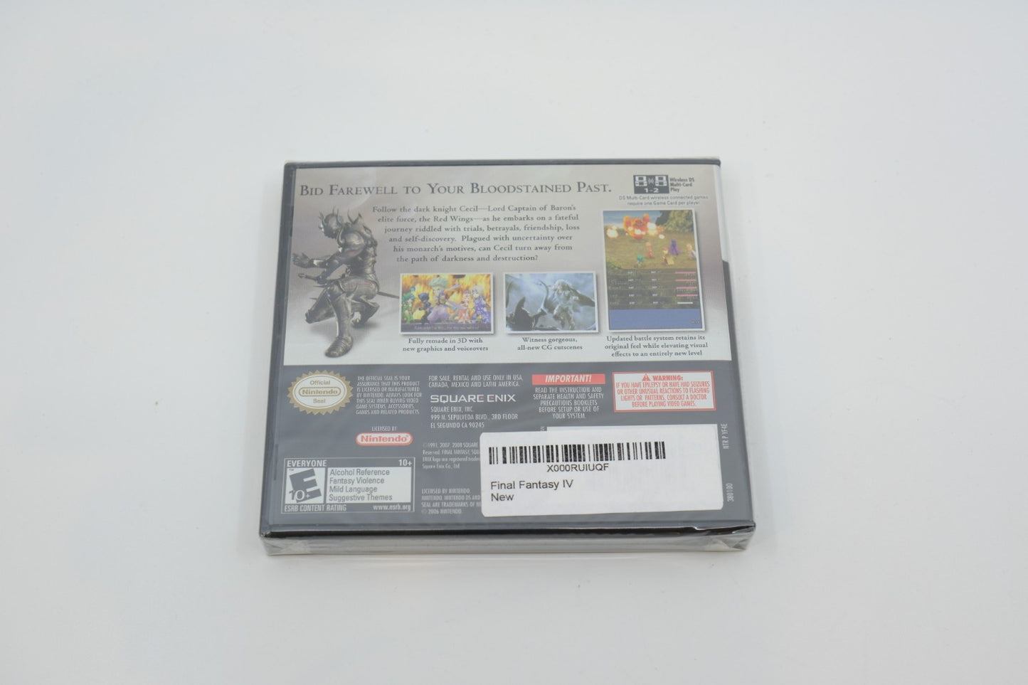 Final Fantasy IV — Factory‑Sealed Launch Edition (DS, 2008)