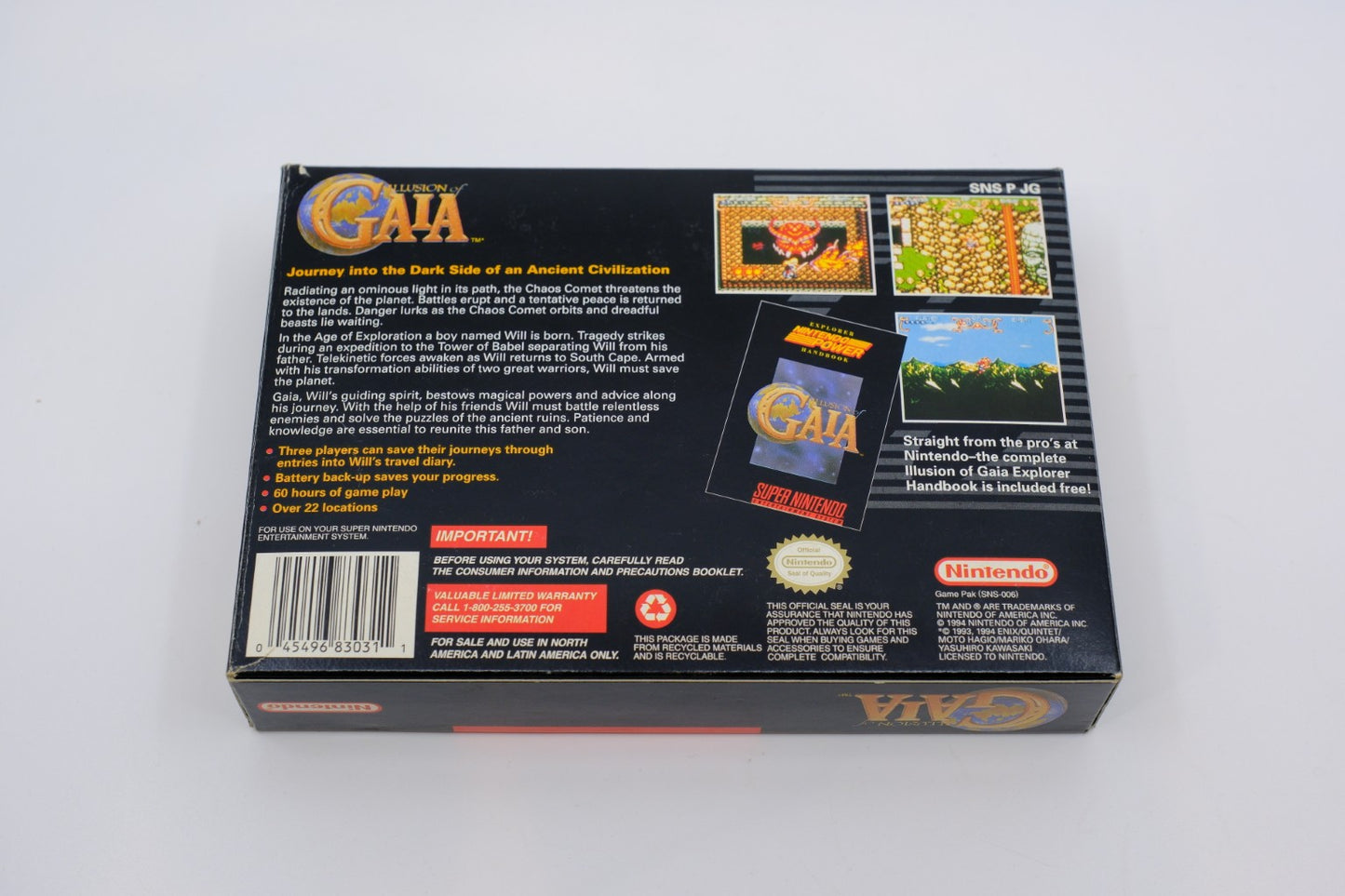 Illusion of Gaia — Complete in Box
