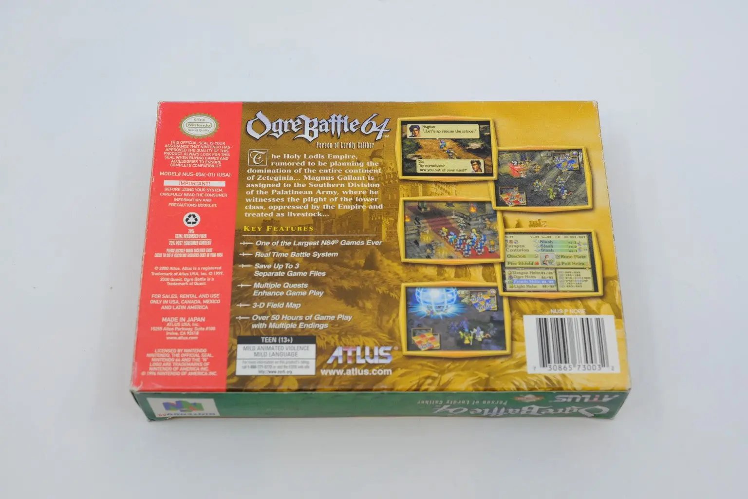 Ogre Battle 64: Person of Lordly Caliber – Complete in Box RetroGate - Your Gateway to Classic Gaming