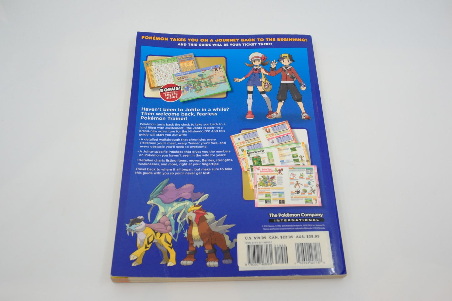 Pokémon HeartGold & SoulSilver — Johto Adventure Guide + Pokédex (Official)