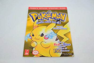 Pokémon Yellow – Special Pikachu Edition with MAP — Prima’s Official Strategy Guide (Game Boy) RetroGate - Your Gateway to Classic Gaming