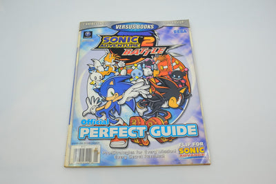 Sonic Advance / Sonic Adventure 2: Battle — Versus Books “Official Perfect Guide” (Flip‑Book, GBA & GameCube)