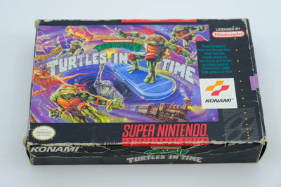 Teenage Mutant Ninja Turtles IV: Turtles in Time — Complete in box RetroGate - Your Gateway to Classic Gaming