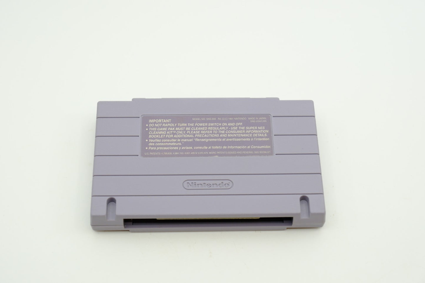 Teenage Mutant Ninja Turtles IV: Turtles in Time – Loose cartridge