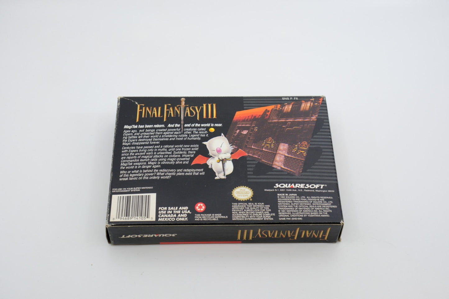 Final Fantasy III – Complete in box