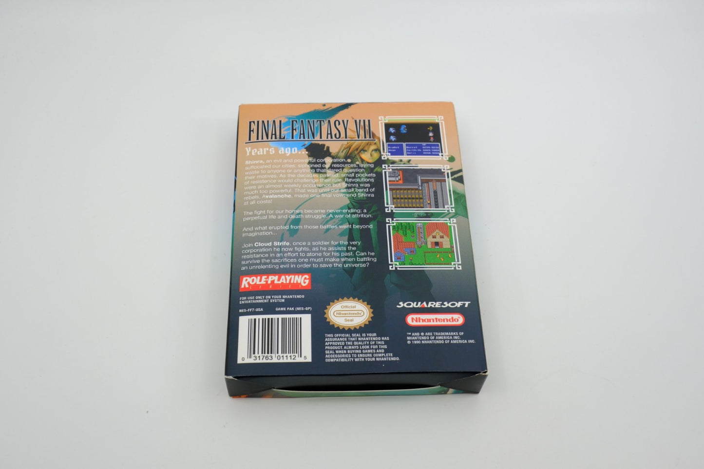 Final Fantasy VII (NES Homebrew) – Complete in Box
