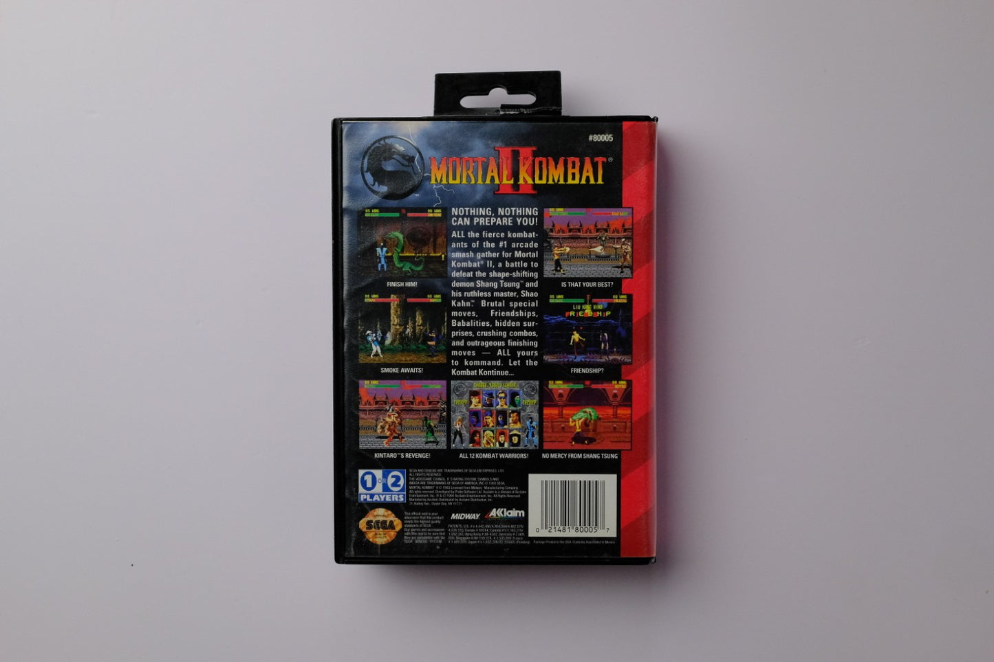 Mortal Kombat 2 Sega Genesis Complete