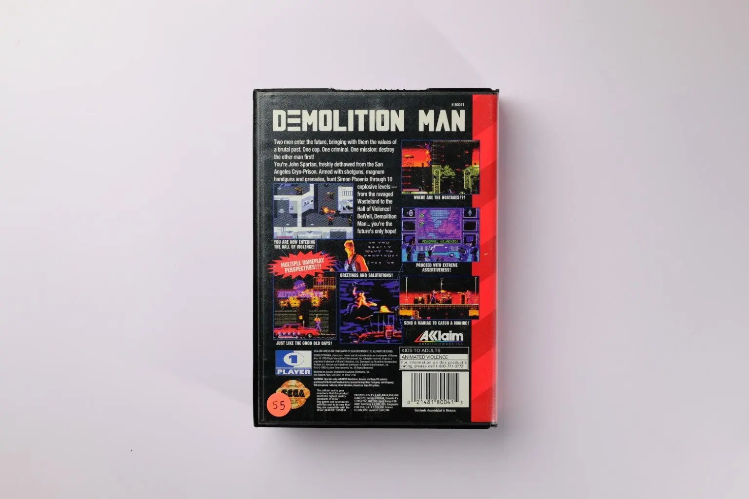 Demolition Man Sega Genesis Complete RetroGate - Your Gateway to Classic Gaming