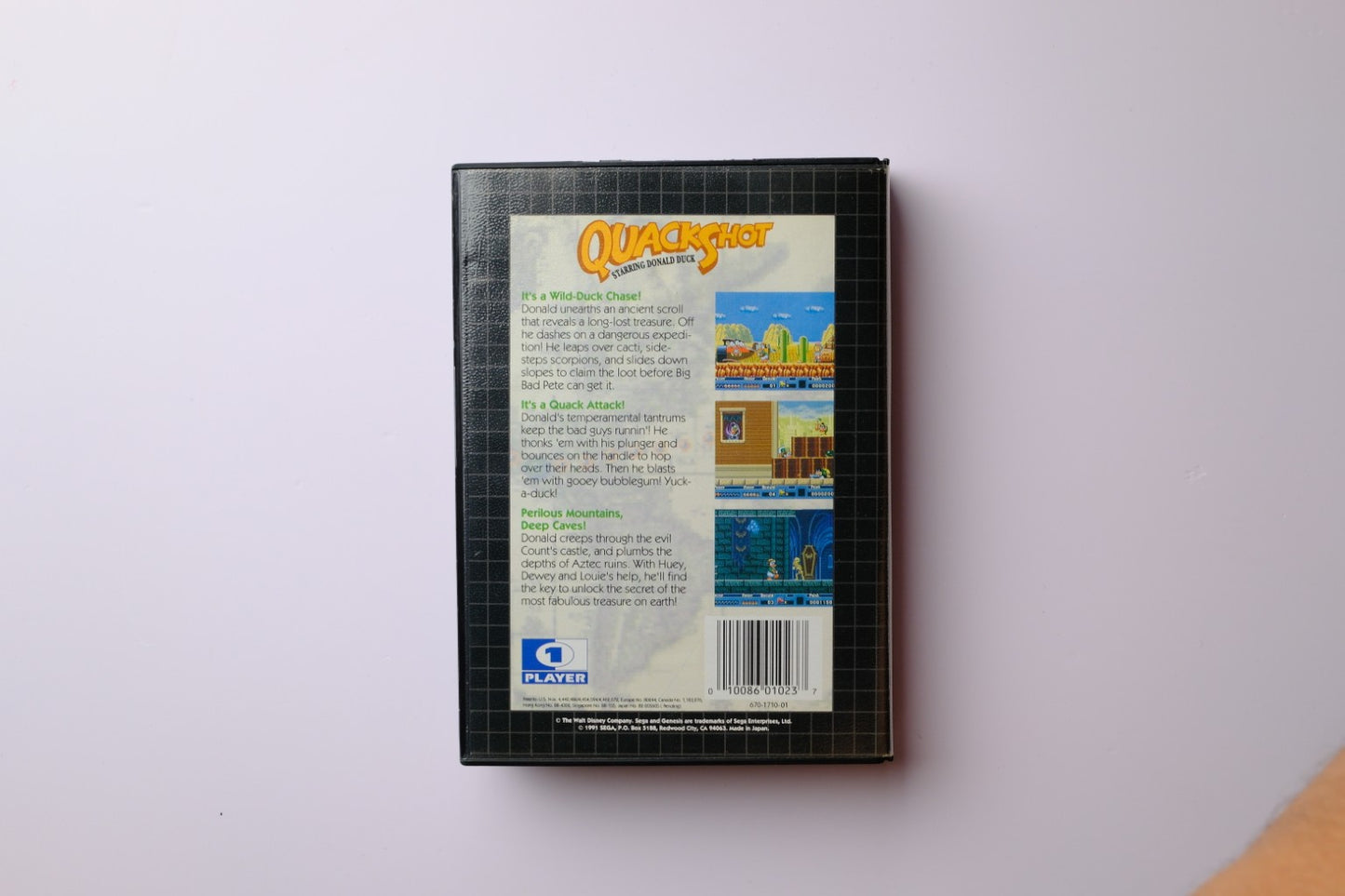 QuackShot Starring Donald Duck Sega Genesis Complete