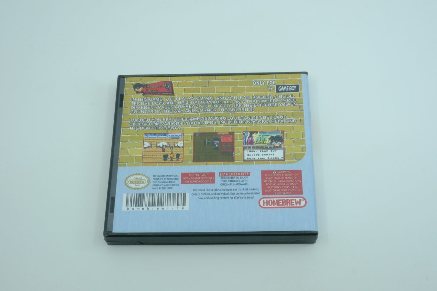 Detective Conan and the Mechanical Temple Murder Case (Game Boy) – Fan Translation / Homebrew