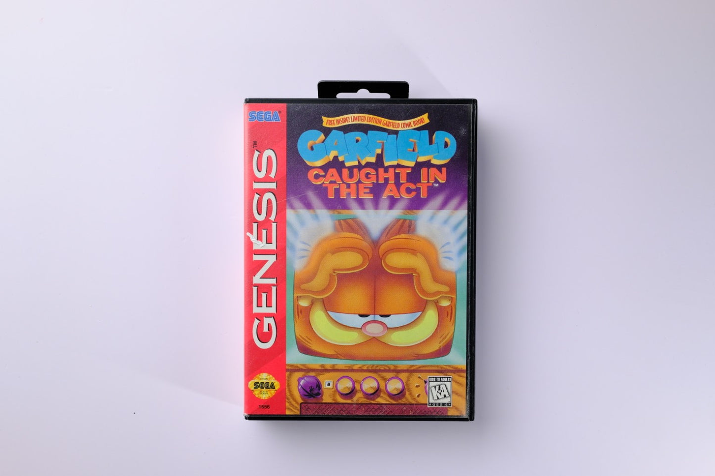 Garfield Caught in the Act Sega Genesis Complete