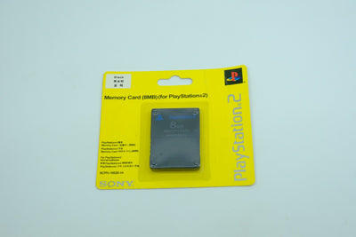 Sony PlayStation 2 8MB Memory Card (Black) – Sealed Blister Pack