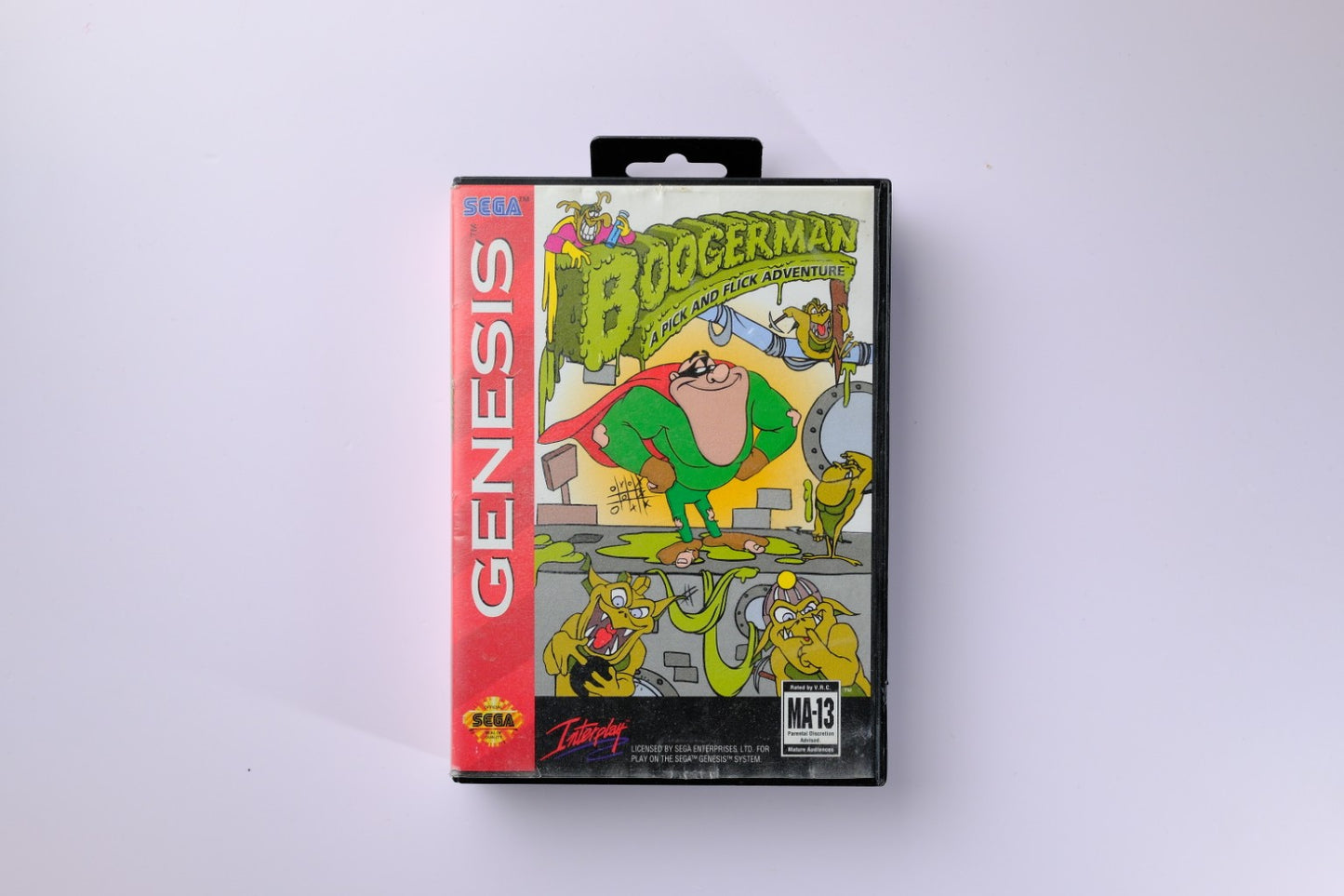 Boogerman A Pick and Flick Adventure Sega Genesis Complete