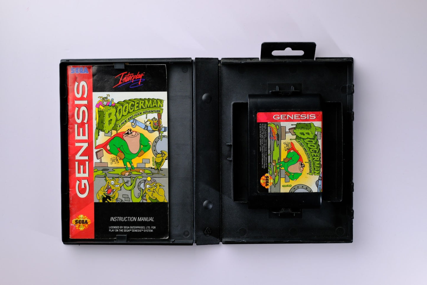 Boogerman A Pick and Flick Adventure Sega Genesis Complete