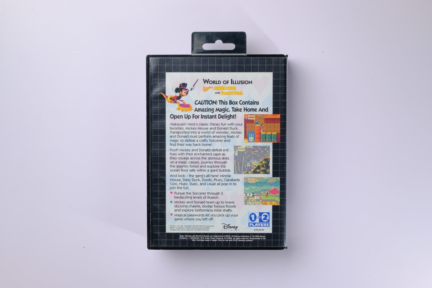 World of Illusion Sega Genesis Complete