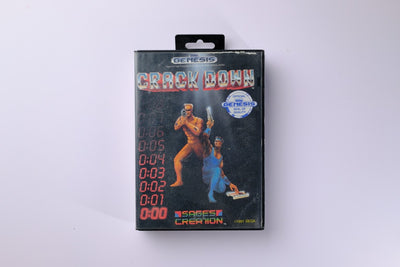 Crack Down Sega Genesis Complete