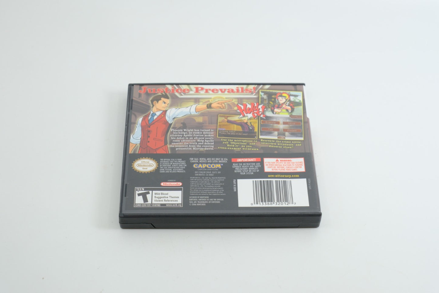 Apollo Justice: Ace Attorney – Complete in Box