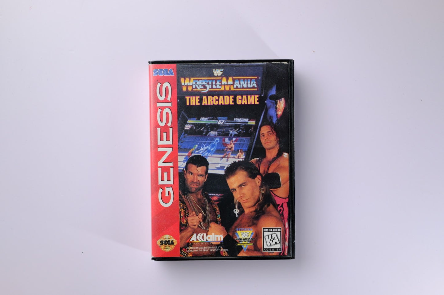 WWF Wrestlemania Arcade Game Sega Genesis Complete