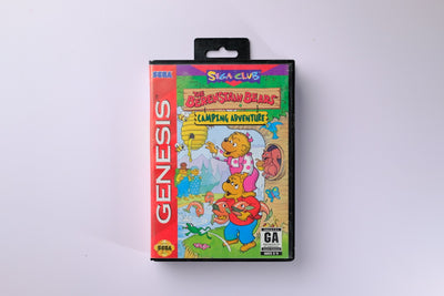 Berenstain Bears Camping Adventure Sega Genesis Complete