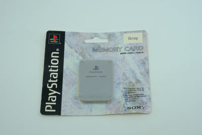 PlayStation Memory Card (Gray) – Sealed