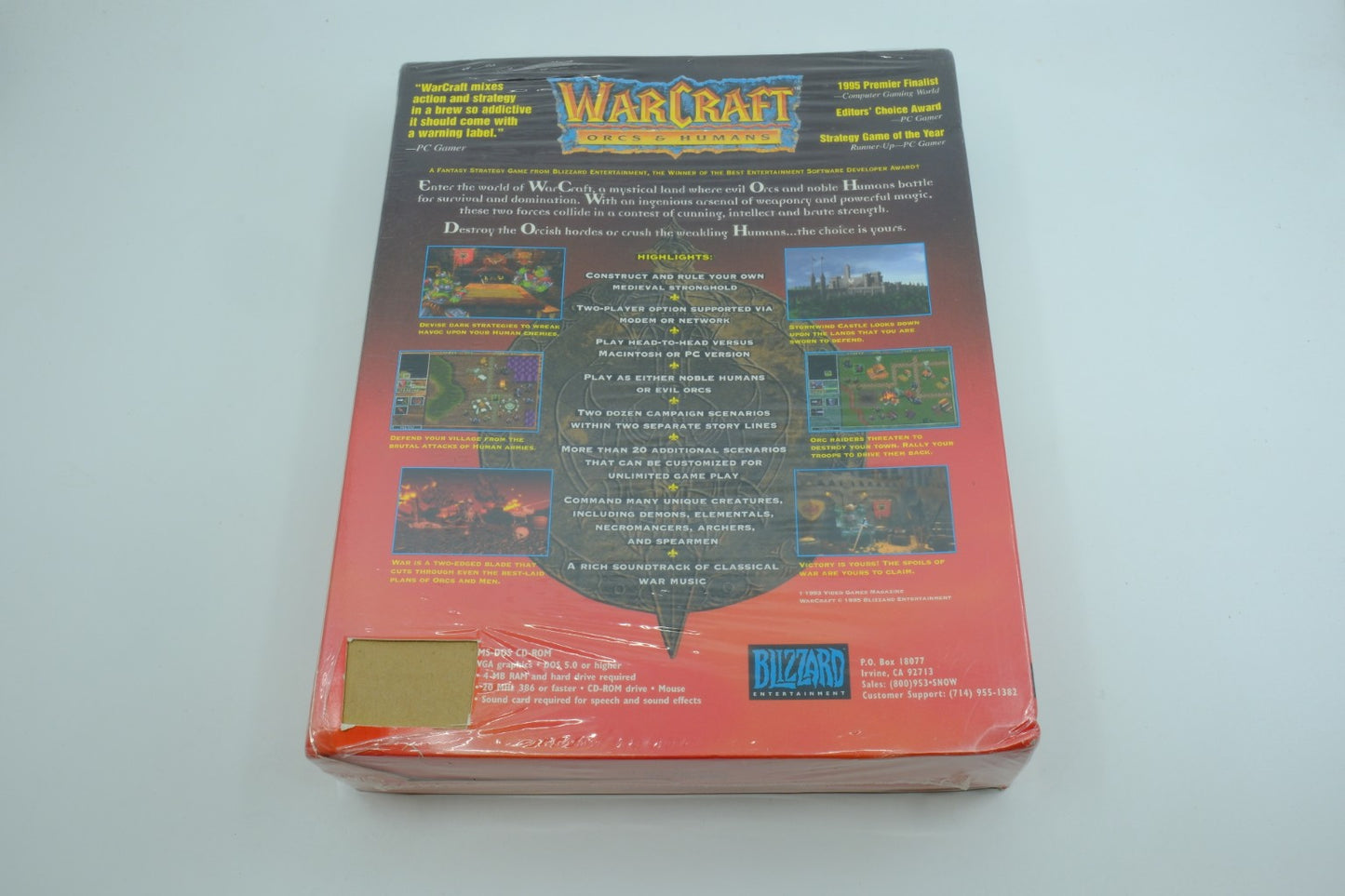 Warcraft: Orcs & Humans (PC) – Sealed Big Box