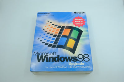 Microsoft Windows 98 Second Edition Upgrade (PC) – Complete in Box (CIB)
