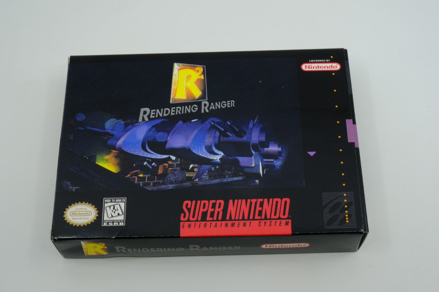 Rendering Ranger (Super Nintendo) – Reproduction Complete in Box