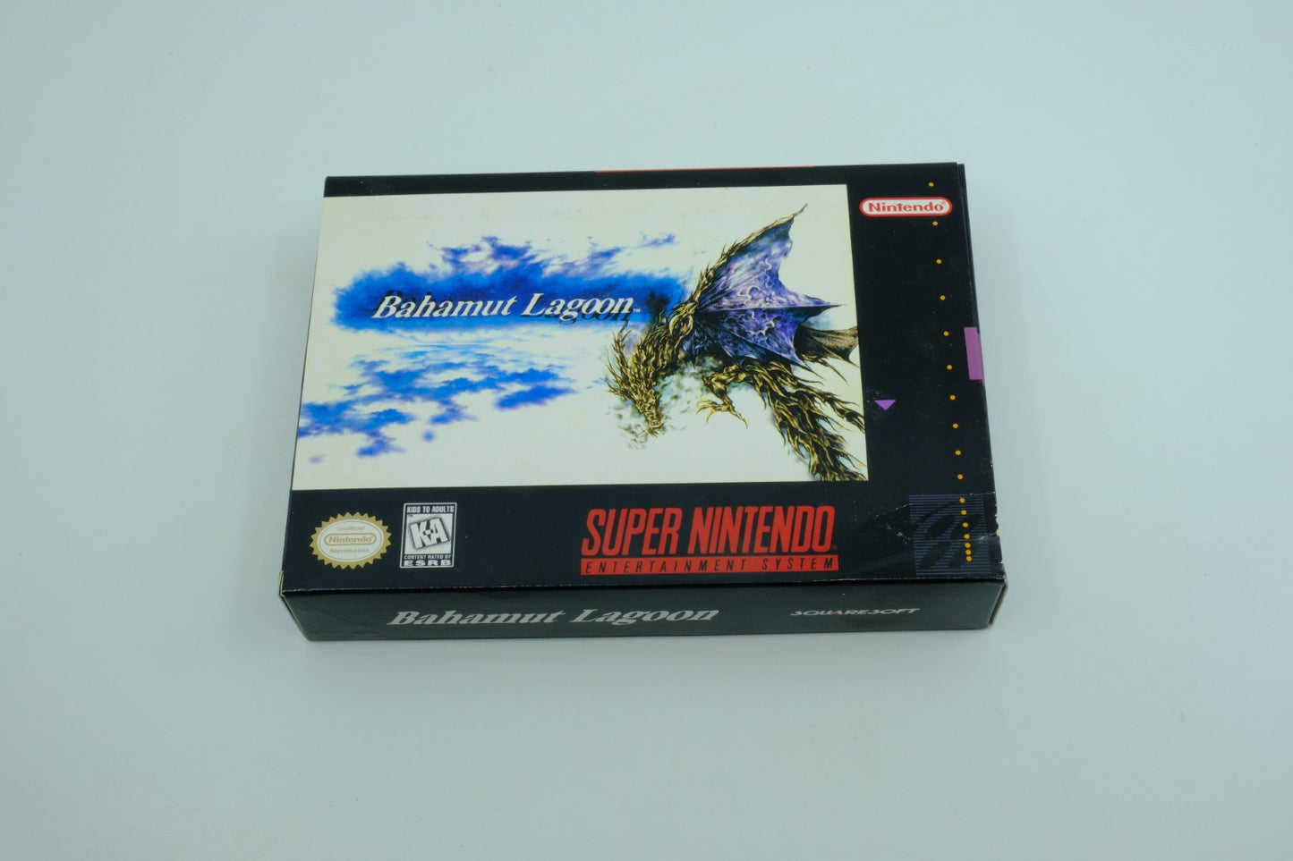Bahamut Lagoon (Super Nintendo) – English Translation Reproduction in Box