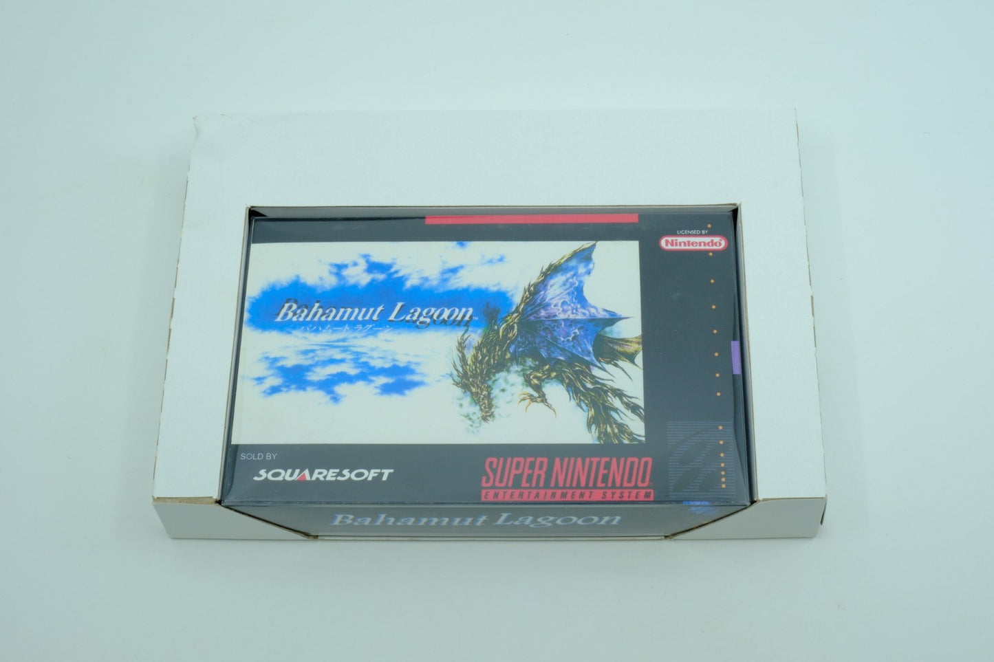 Bahamut Lagoon (Super Nintendo) – English Translation Reproduction in Box