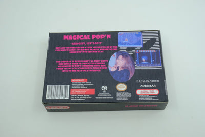 Magical Pop’n (Super Nintendo) – Complete in Box (CIB) Reproduction