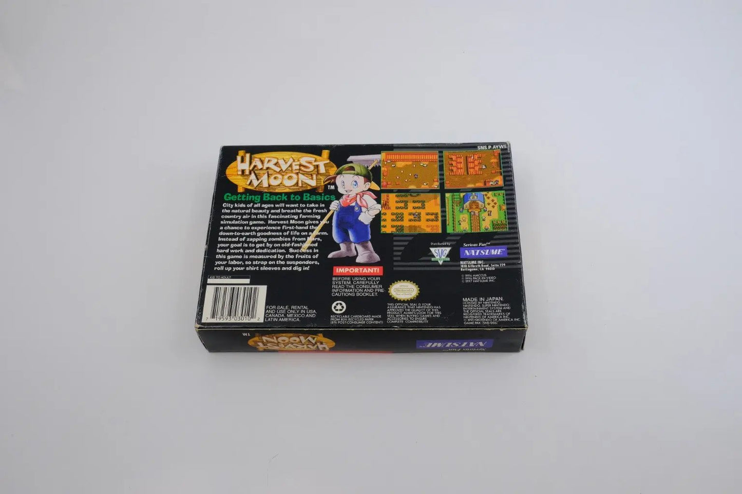 Harvest Moon – Complete in Box RetroGate - Your Gateway to Classic Gaming