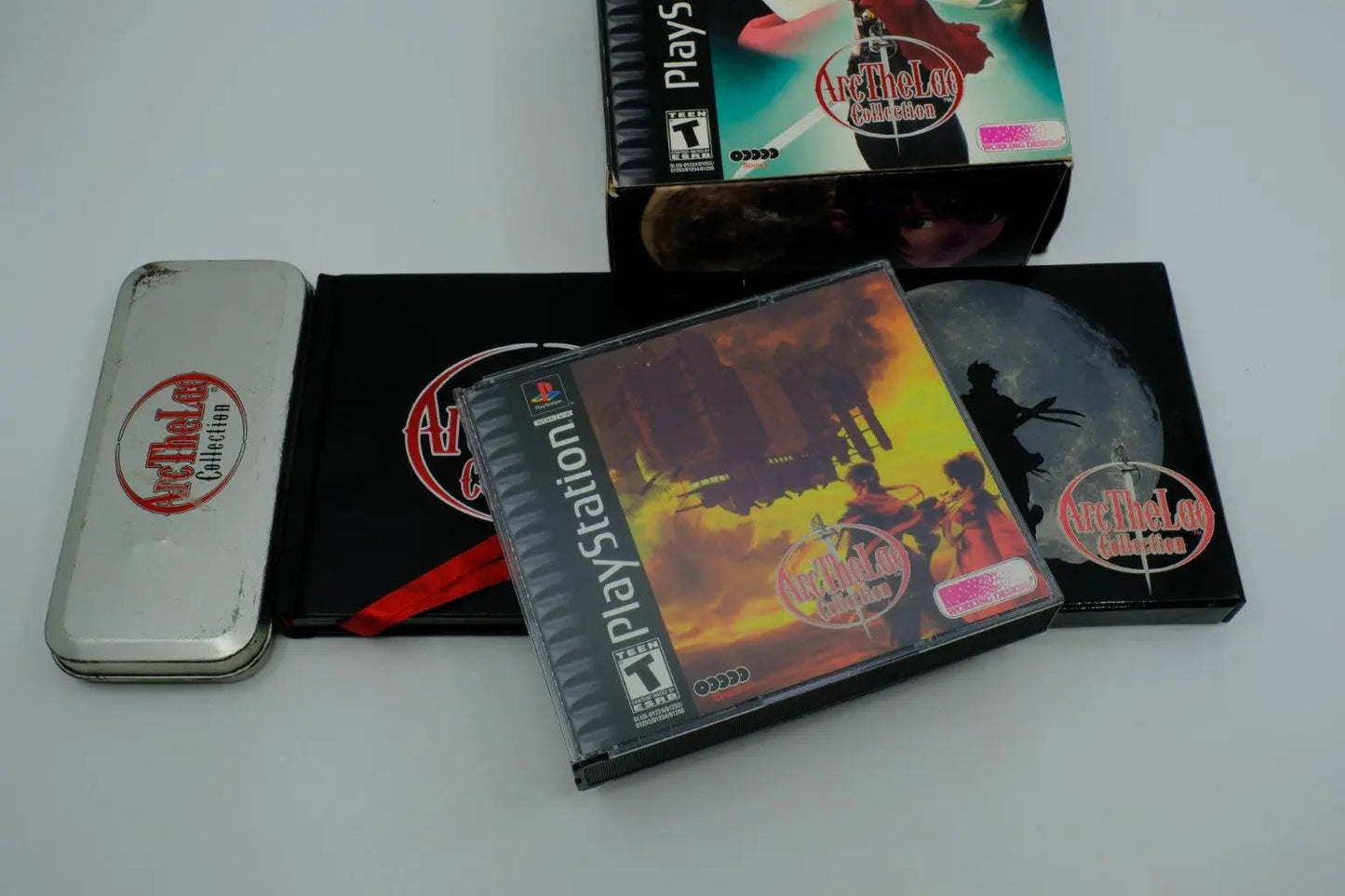 Arc the Lad Collection – Complete in Box with promotional Arc the Lad pocket watch RetroGate - Your Gateway to Classic Gaming