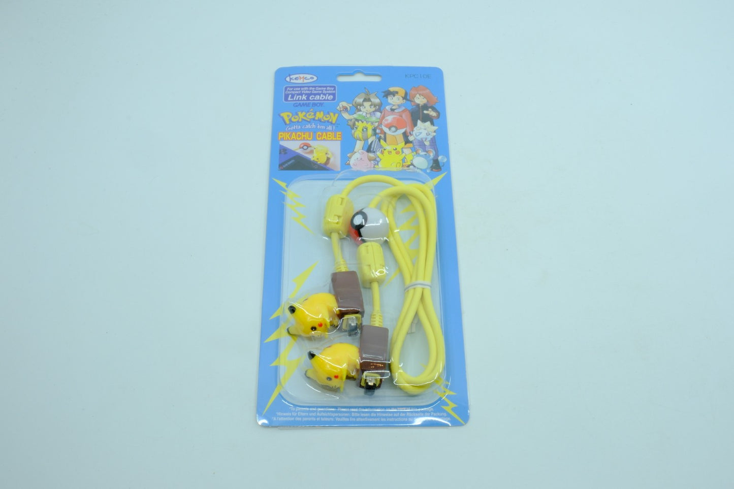 Pokemon Pikachu Cable – Game Boy Color / Game Boy Pocket Link Cable – New in Packaging