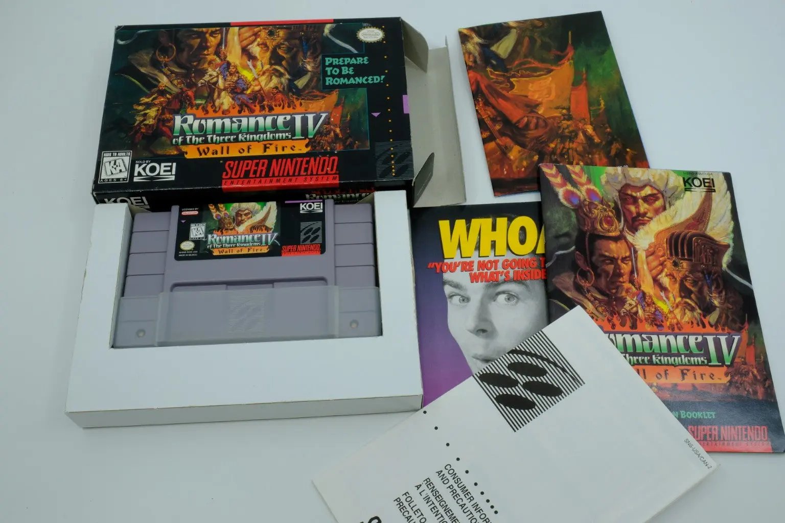 Romance of the Three Kingdoms IV: Wall of Fire – Complete in Box RetroGate - Your Gateway to Classic Gaming