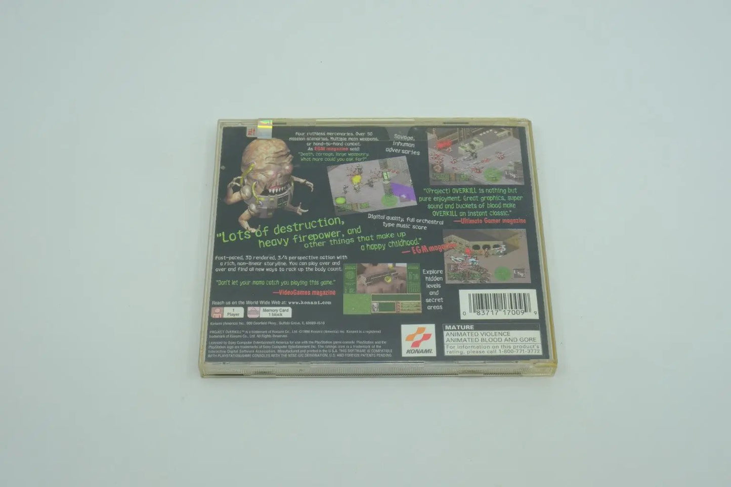 Project Overkill – Complete in Box RetroGate - Your Gateway to Classic Gaming