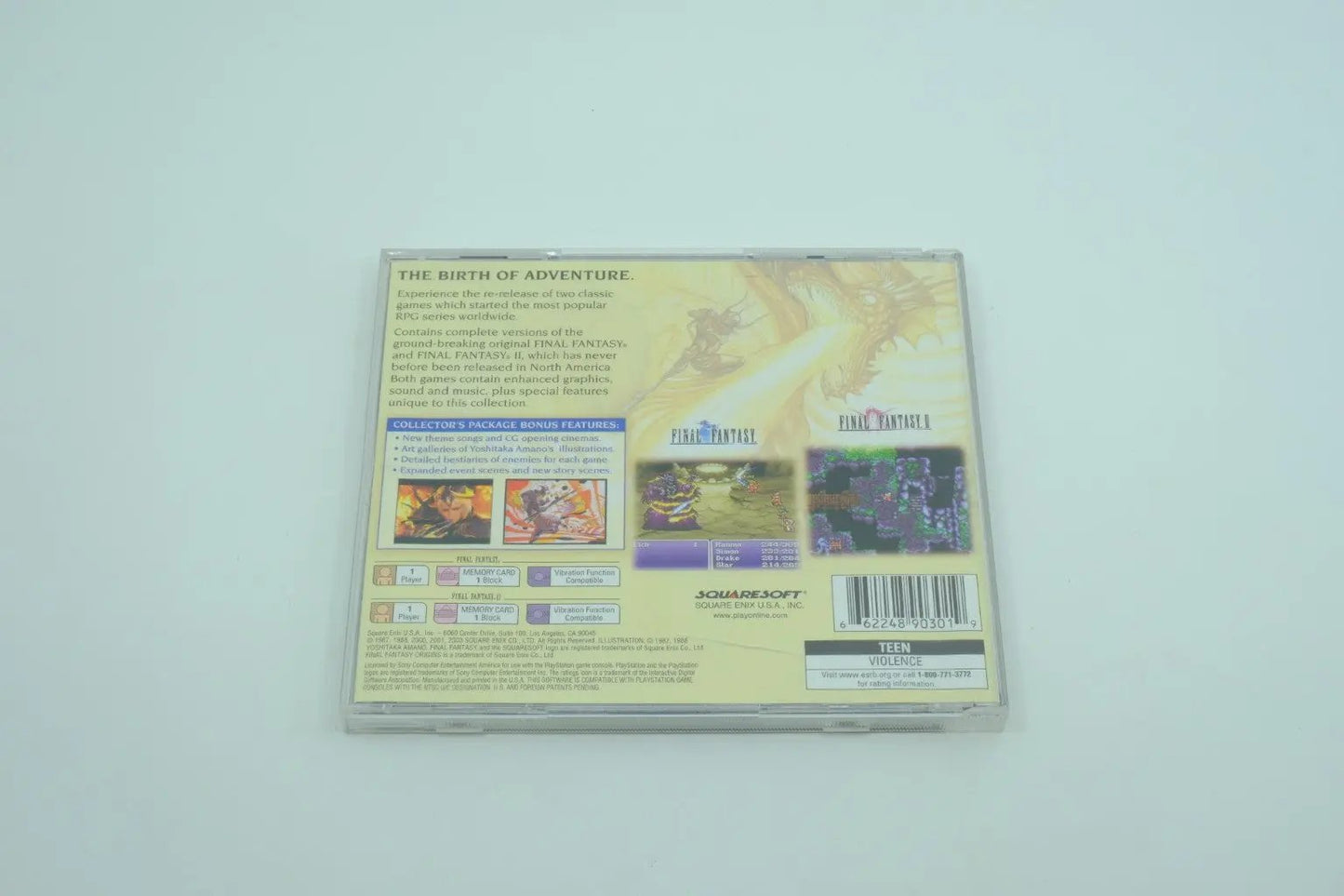 Final Fantasy Origins – Complete in Box RetroGate - Your Gateway to Classic Gaming