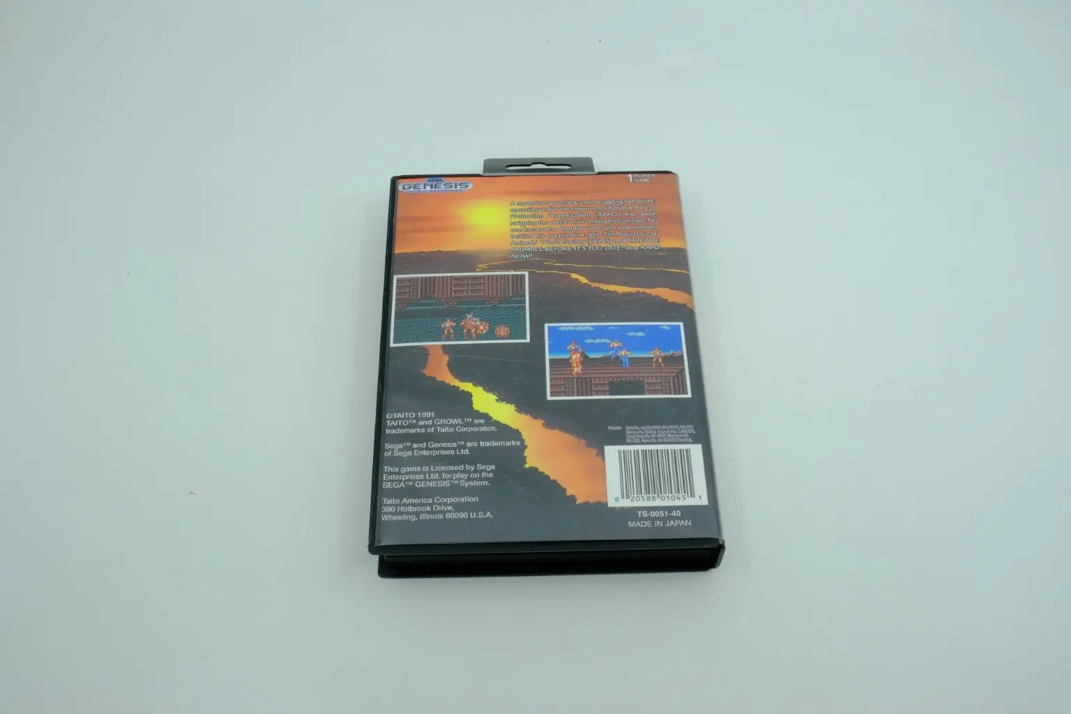 Growl – Complete in Box RetroGate - Your Gateway to Classic Gaming