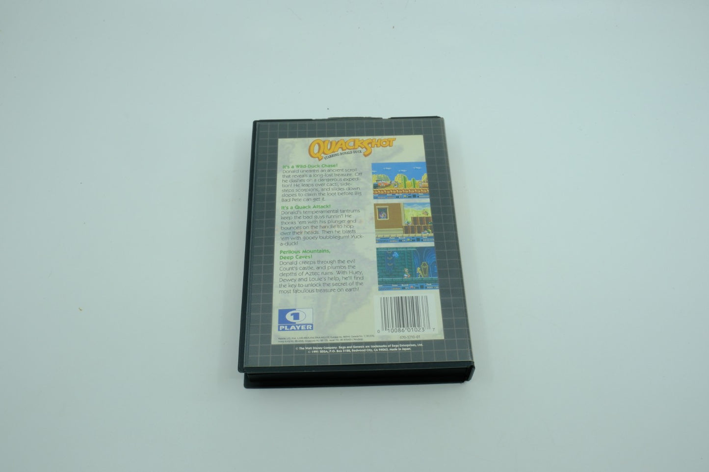 QuackShot Starring Donald Duck – Complete in Box
