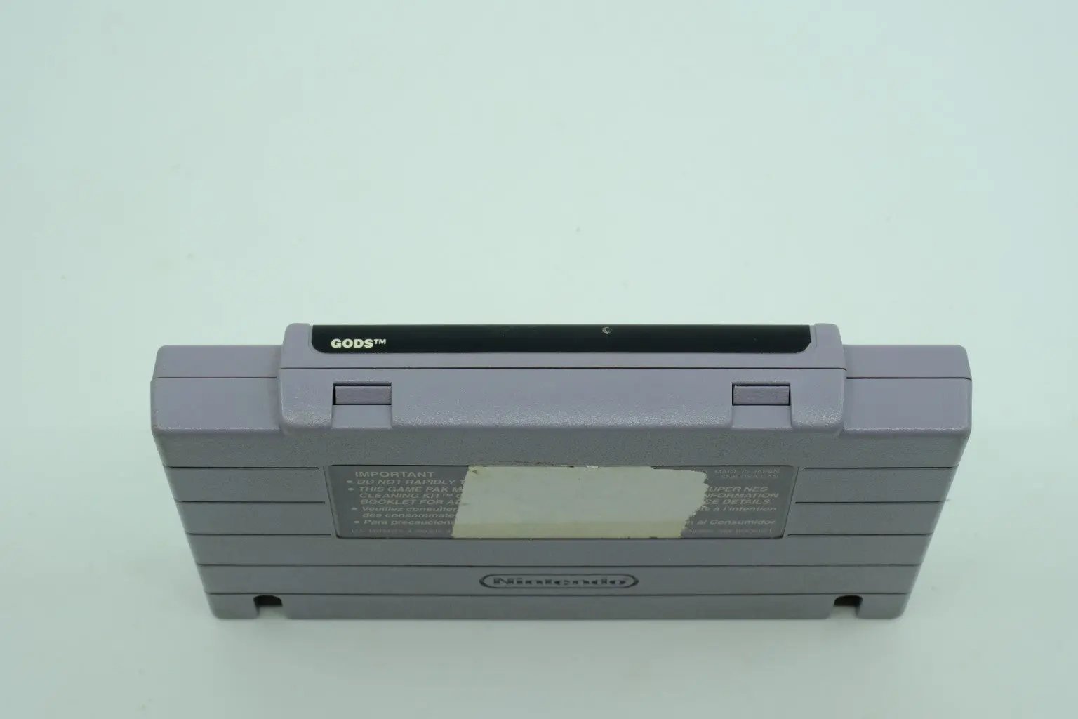 GODS – Loose Cartridge RetroGate - Your Gateway to Classic Gaming