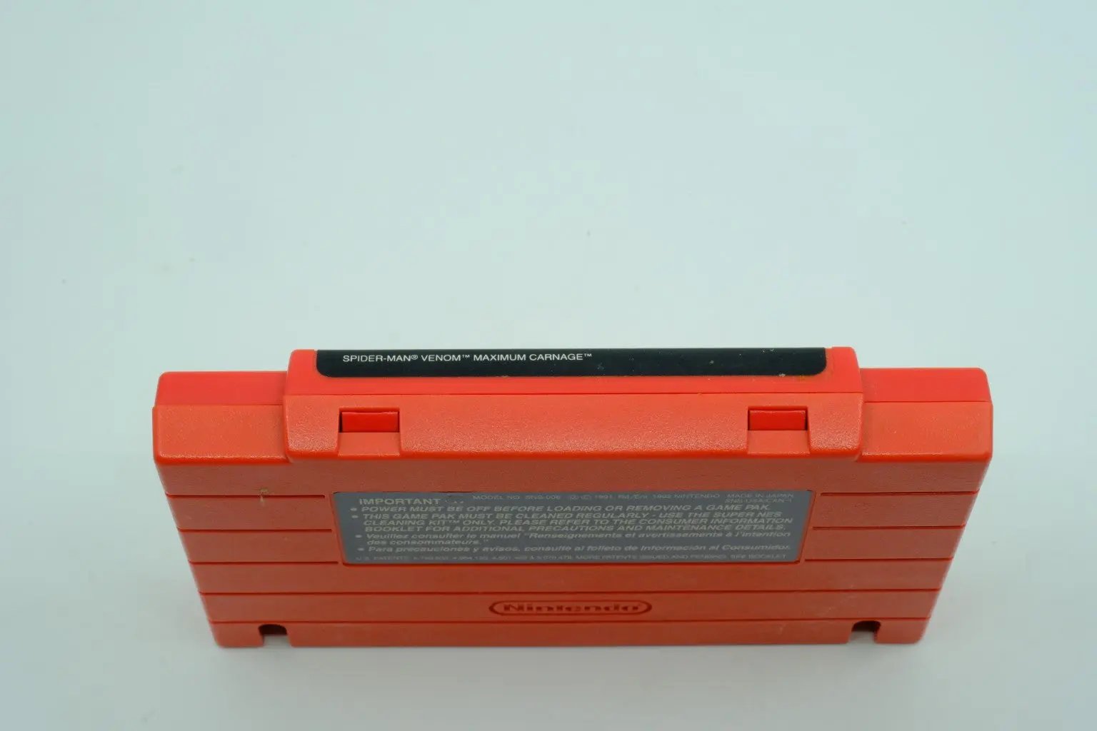 Spider-Man & Venom: Maximum Carnage – Loose Cartridge RetroGate - Your Gateway to Classic Gaming