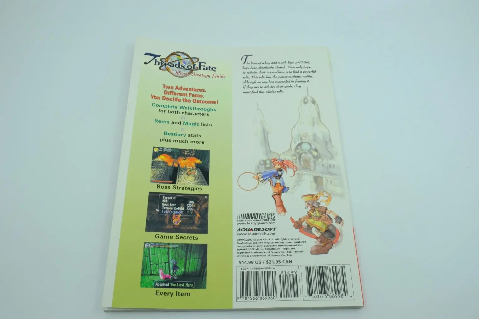 Threads of Fate – Official Strategy Guide RetroGate - Your Gateway to Classic Gaming