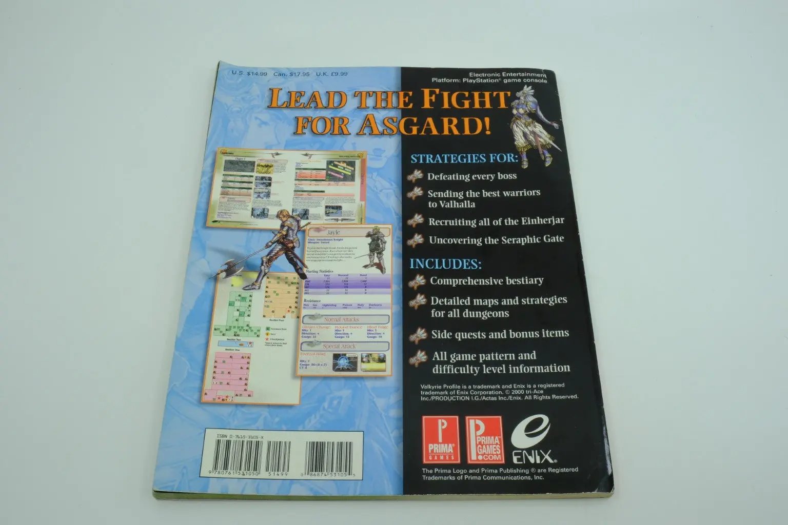 Valkyrie Profile – Prima Official Strategy Guide RetroGate - Your Gateway to Classic Gaming