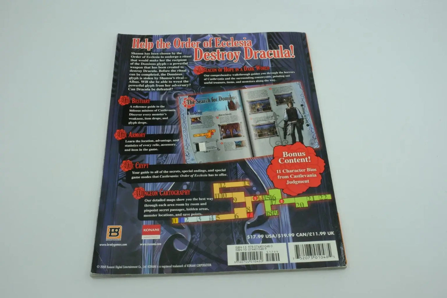 Castlevania: Order of Ecclesia – BradyGames Official Strategy Guide RetroGate - Your Gateway to Classic Gaming